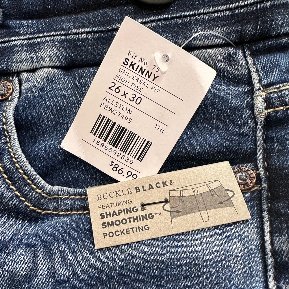 Buckle Black Fit No. 75 Skinny Stretch Jean - Picture 5 of 8